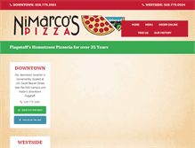 Tablet Screenshot of nimarcospizza.com